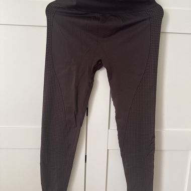 Sportliche Leggings in Dunkelbraun