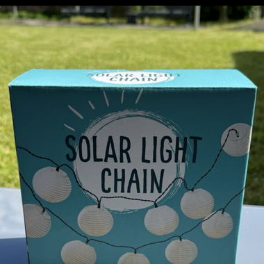 Coop: Solar Lichterkette - 10 Laternen / 4,71m