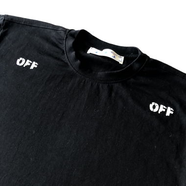 T-Shirt Off White Men Black XXL