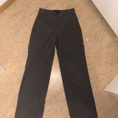 Pull & Bear grey fabric trousers