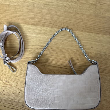 Beige Handtasche 