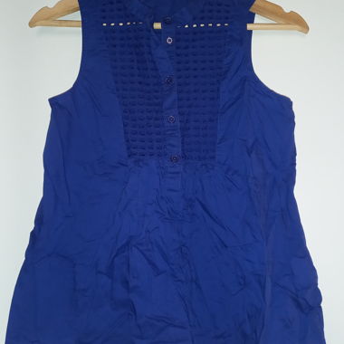 Blue Women’s Sleeveless Blouse