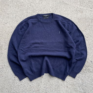 YSL Wollpullover dunkelblau, Grösse L
