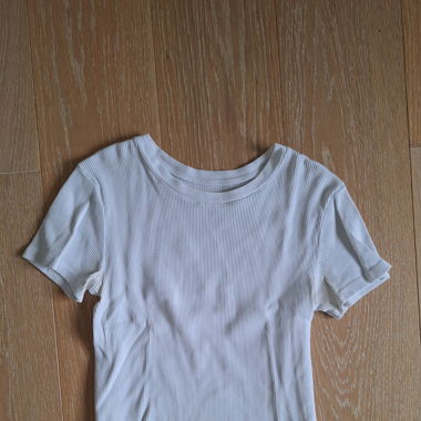 Weisses basic shirt