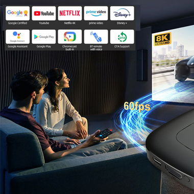 neuste Android 14 TV BOX braucht kein Strom, offen
