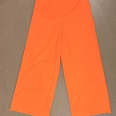 Pantalone in tessuto arancione