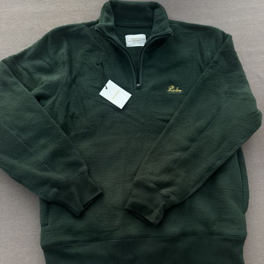 Aime Leon Dore fleece sweater green