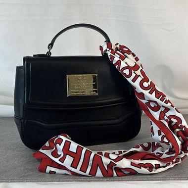Borsa Love Moschino nera & foulard