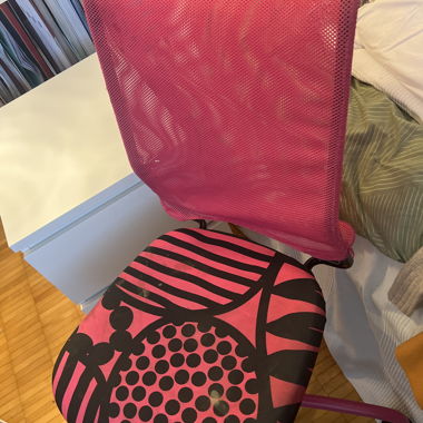 Sedia da ufficio rosa