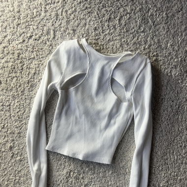 Pull blanc stradivarius