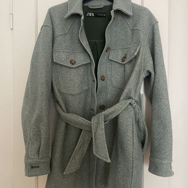 Zara Shirt Jacket with Belt