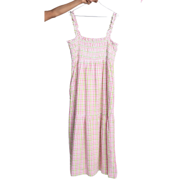 Green/Pink Maxi Dress
