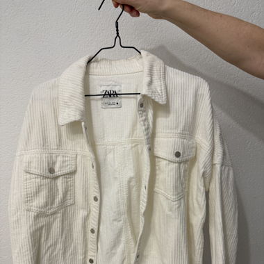 Zara jacke in weiss