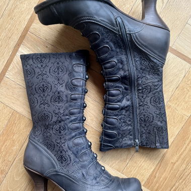 Bottes à talons Neosens en cuir gris 41