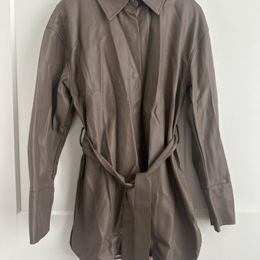 Leather blouse / jacket