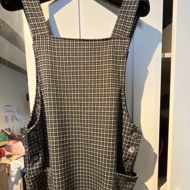 Plaid Muster Kleid