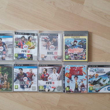 9x giochi PS3 nel set