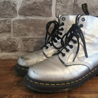 Doc Martens in Silver (39)
