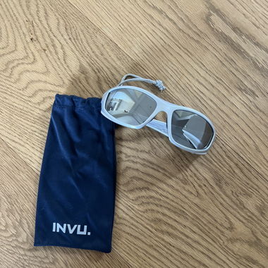 INVU Sport Sonnenbrille/schnelle Brille grau retro