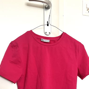 CROP TOP ROSE FUSHIA ZARA