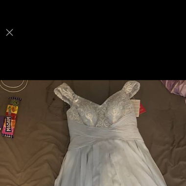 Chiffon abendkleid mit paietten