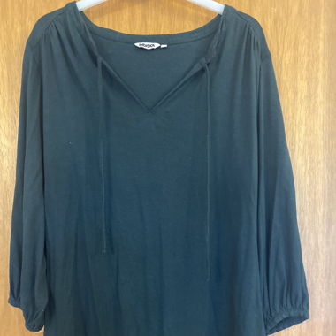 T-shirt 3/4 vert foncé 