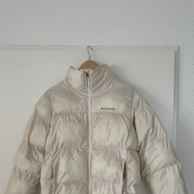 Winterjacke Columbia - puffect jacket chalk