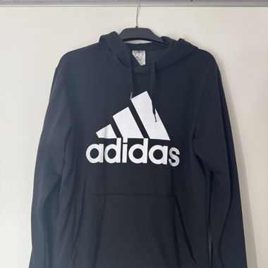 Adidas Hoodie – Schwarz, Größe M