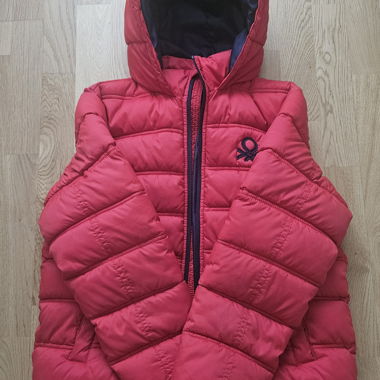 Benetton Puffer Jacket with Hood