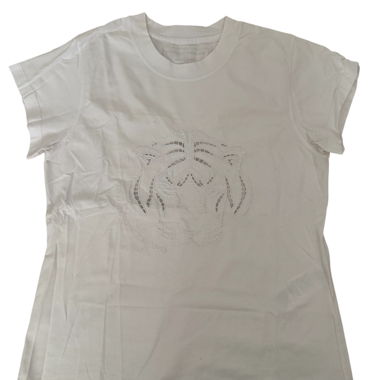 T-shirt bianco di marca