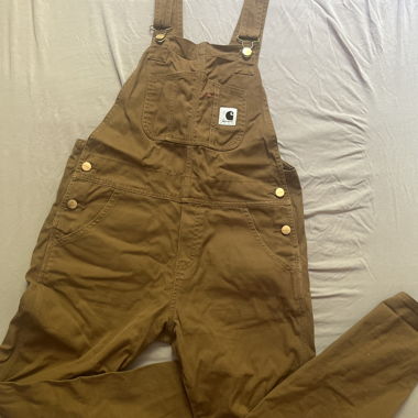 Carhartt Brown Bib Overalls