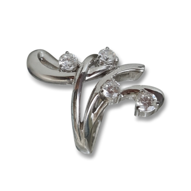 Bague fantaisie ornée de brillants