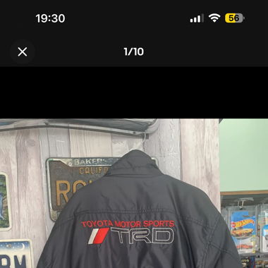 Veste vintage Toyota racing / Toyota jacket