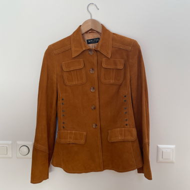 Veste vintage en cuir 