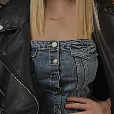 Denim Corsett