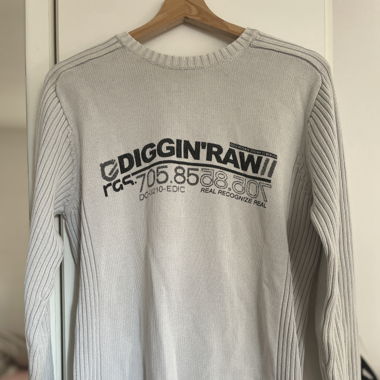 Ribbed sweatshirt