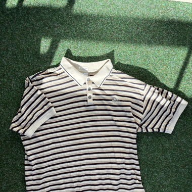 Striped Adidas Polo shirt