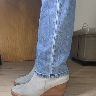 Pare Gabie Boots en velours de cuir 