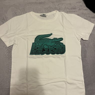 Lacoste T-Shirt mit Krokodil-Print