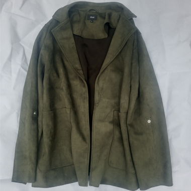 Veste ouverte Zizzi taille S aspect daim