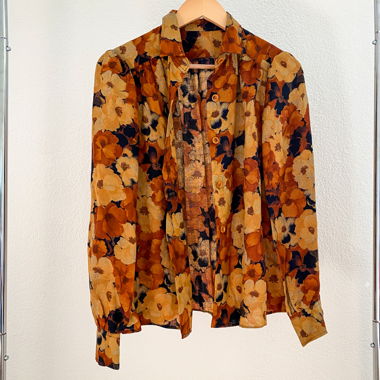 Vintage fall color blouse