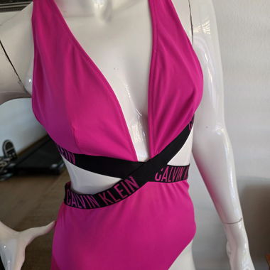 Body une-pièce rose Calvin Klein