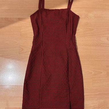 Kariertes Trägerkleid