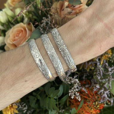 Bracciali in argento traforati