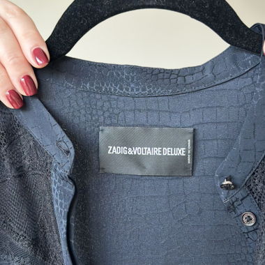 Robe de soirée bleu foncé Zadig&Voltaire Deluxe
