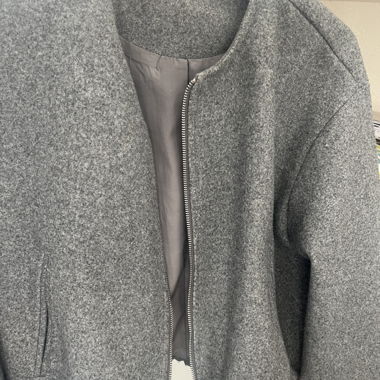 Giacca bomber grigia