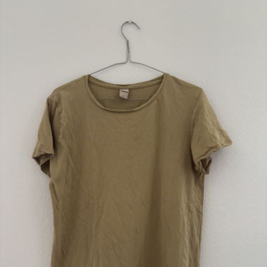 T-shirt senape