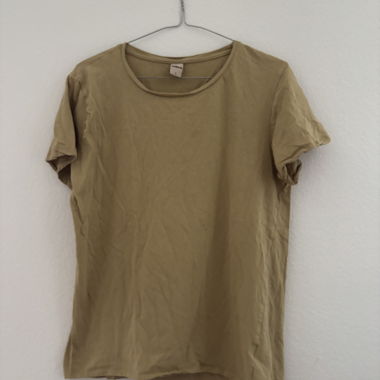 T-shirt moutarde