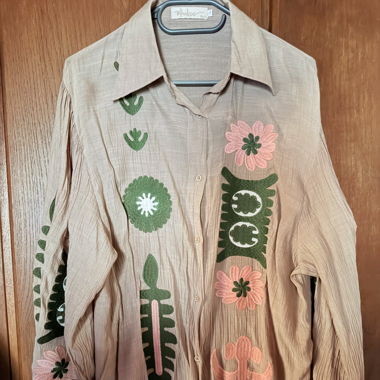 Bluse Boho Style - altrosa