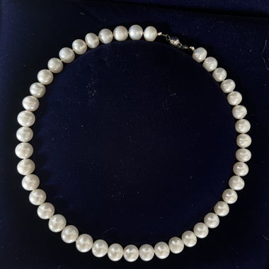 Collana di perle con custodia